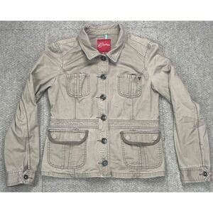 Guess Women's Light‎ Brown Denim Jacket Size Medium